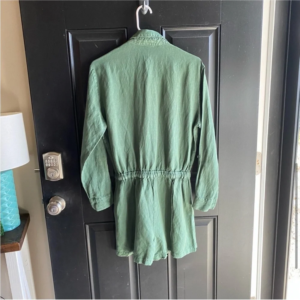 NWOT Young Fabulous & Broke YFB Lakeside Cargo Shorts Utility Romper Size small - Picture 6 of 15